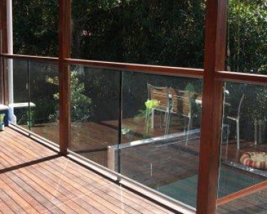 Timber rail with glazing channel 2